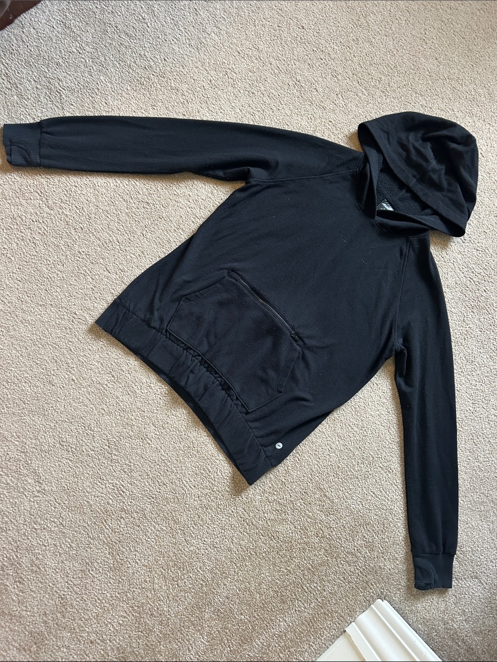 Avia black girls hooded shirt